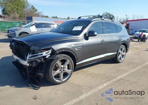 2024 Genesis Gv80 3.5T Awd из США, поврежденный, VIN KMUHCESC8RU184590